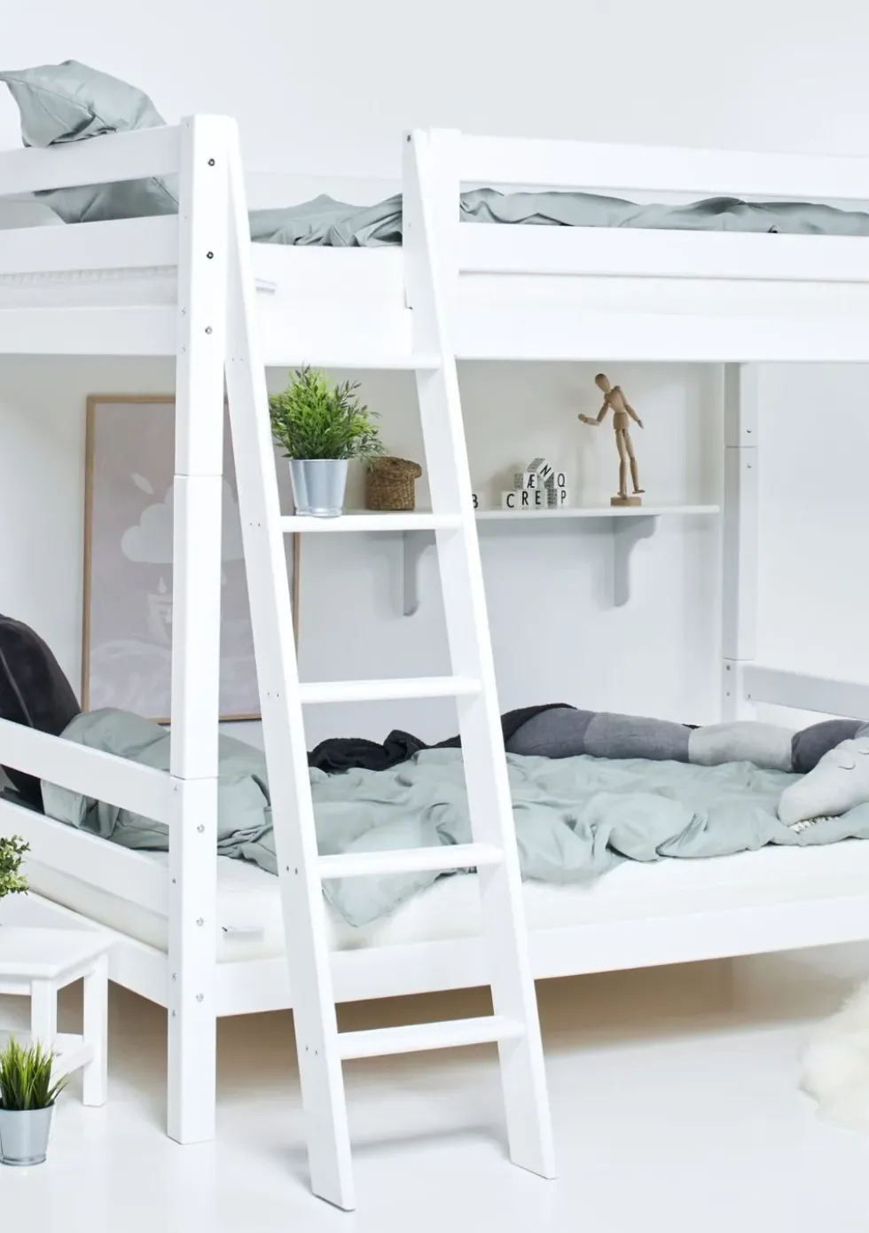ECO Luxury' Hohes Etagenbett weiß 200 x 120 cm