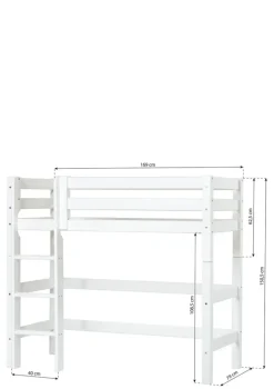 ECO Luxury' Modul für Mittelhochbett weiß