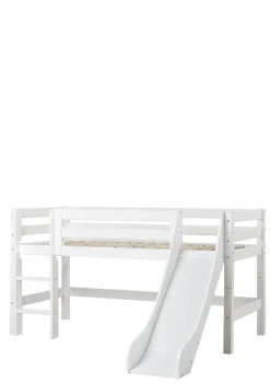 ECO Luxury' Spielbett mit Rutsche weiß 200 x 90 cm
