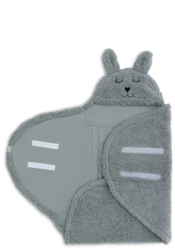 Einschlagdecke für Babyschale 'Bunny' Sea Green