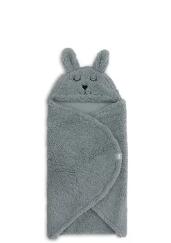 Einschlagdecke für Babyschale 'Bunny' Sea Green
