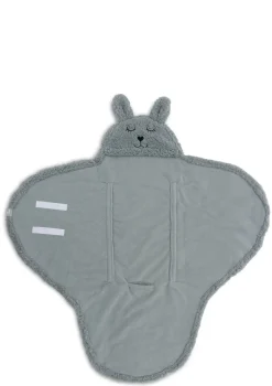 Einschlagdecke für Babyschale 'Bunny' Sea Green