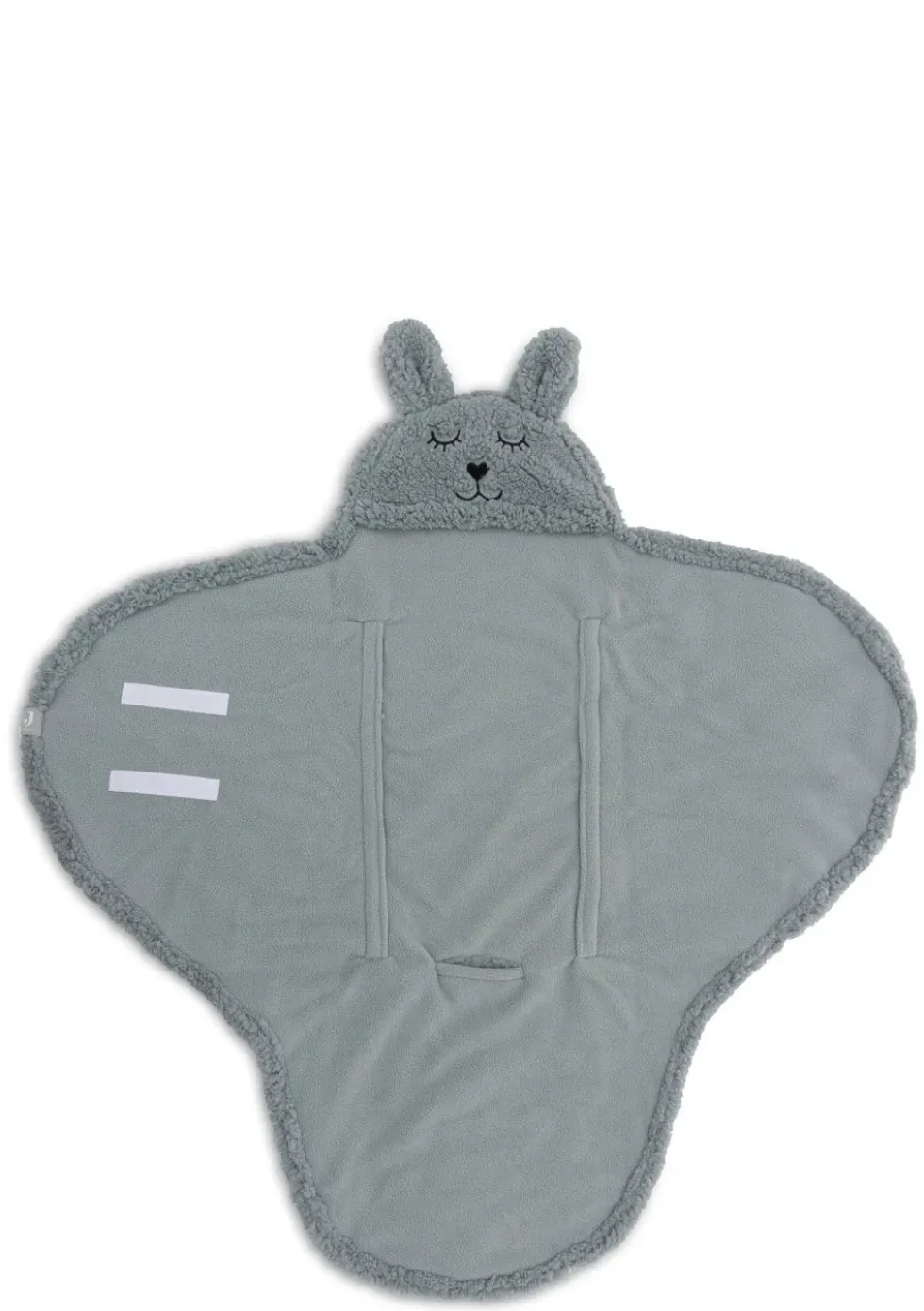 Einschlagdecke für Babyschale 'Bunny' Sea Green