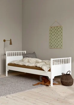 Einzelbett 'Seaside Classic' weiß 200 x 90 cm