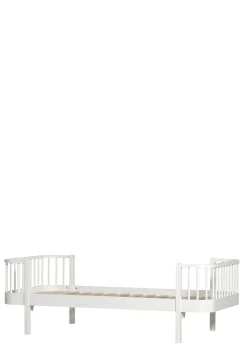 Einzelbett 'Wood Original' Weiß 200 x 90 cm