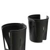 2er-Set Becherhalter schwarz