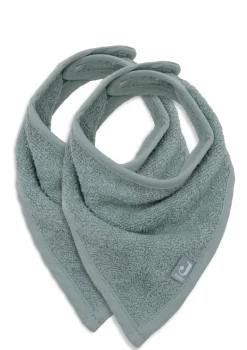 2er-Set Frottee Bandana Lätzchen Sea Green