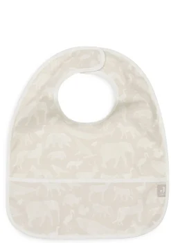 2er-Set Lätzchen 'Animals' Nougat