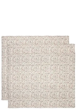 2er-Set Mulltücher Retro Flowers 115 x 115 cm