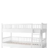 Etagenbett niedrig weiß 200 x 90 cm