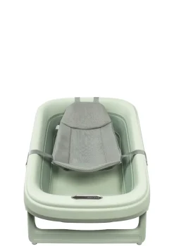 faltbare Badewanne 'Indigo Plus' inkl. Mesh-Einhang für Neugeborene Sage Green