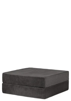 Family Sofa Cord Kiesel Grau