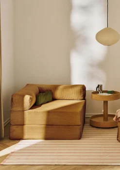 Family Sofa Cord Senf Gelb