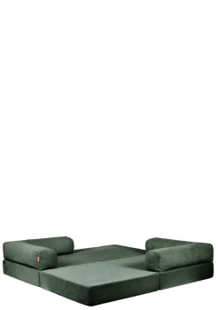 Family Sofa Cord Tannen Grün