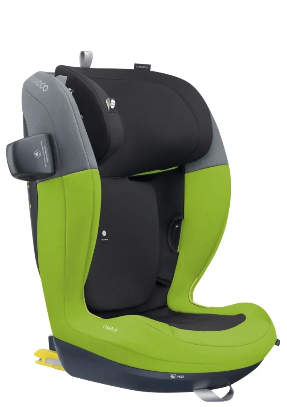 Folgesitz 'Charlie i-Size' Lime/Sesame Grey