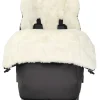 Fußsack weiß / schwarz