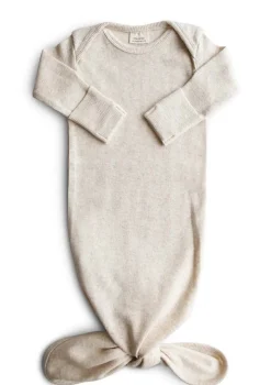 geknotetes Babykleid Beige mélange