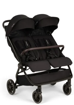Geschwisterbuggy 'TRVL dubl' Caviar