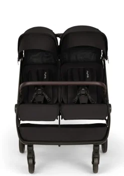 Geschwisterbuggy 'TRVL dubl' Caviar