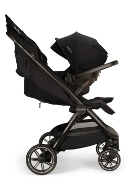Geschwisterbuggy 'TRVL dubl' Caviar