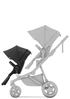 Geschwister-Sitz 'Sleek 2' Black
