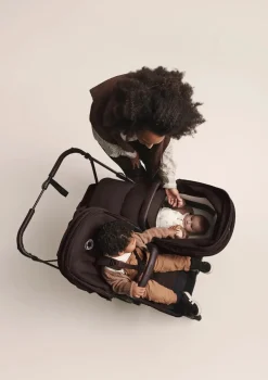 Geschwisterwagen-Set 'Donkey 6 Double' Desert Taupe Mélange