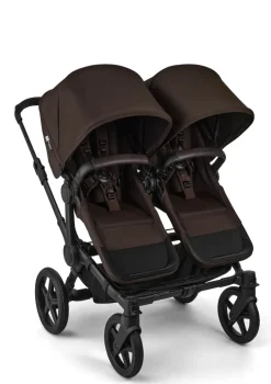 Geschwisterwagen-Set 'Donkey 6 Double' Cocoa Brown