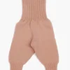 Gestrickte Babyhose zum Mitwachsen puder