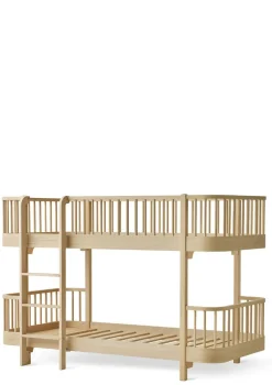 halbhohes Etagenbett 'Wood Original' Eiche 200 x 90 cm