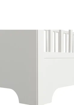 halbhohes Hochbett 'Seaside Classic' weiß 200 x 90 cm