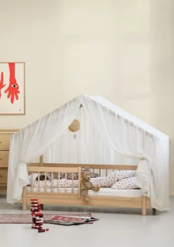 Hausbett 'Wood Mini+' Eiche 162 x 68 cm