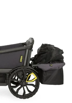 Hecktasche dunkelgrau / schwarz