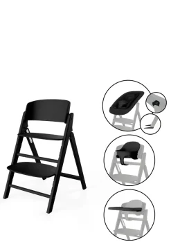 Hochstuhl 'Click & Fold' 4-in-1 Set Stunning Black