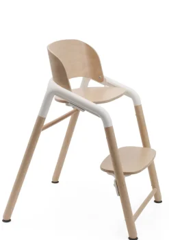 Hochstuhl 'Giraffe' neutrales Holz / Weiß