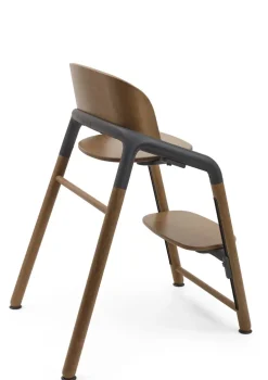 Hochstuhl 'Giraffe' warmes Holz / grau