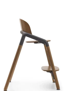 Hochstuhl 'Giraffe' warmes Holz / grau