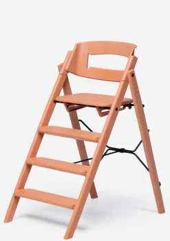 Hochstuhl 'Klapp' Recycelter Kunststoff Terracotta Pink