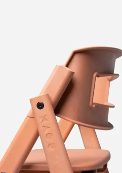 Hochstuhl 'Klapp' Recycelter Kunststoff Terracotta Pink