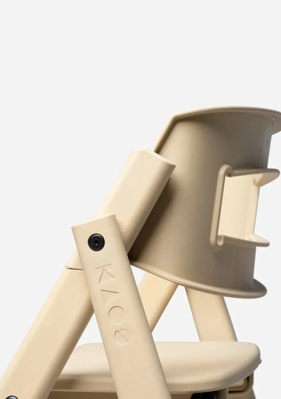 Hochstuhl 'Klapp' Recycelter Kunststoff Desert Sand