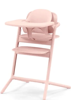 Hochstuhl 'Lemo' 4-in-1 Set Pearl Pink / Light Pink
