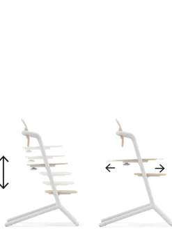 Hochstuhl 'Lemo' 4-in-1 Set Sand White / White