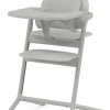 Hochstuhl 'Lemo' 3-in-1 Set Suede Grey / Mid Grey