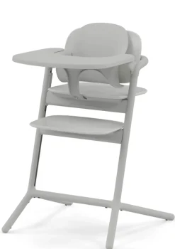 Hochstuhl 'Lemo' 4-in-1 Set Suede Grey / Mid Grey
