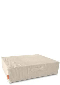 Hüpfpolster Cord Creme Beige