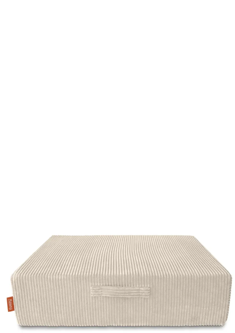Hüpfpolster Cord Creme Beige