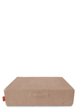 Hüpfpolster Cord Karamell Beige