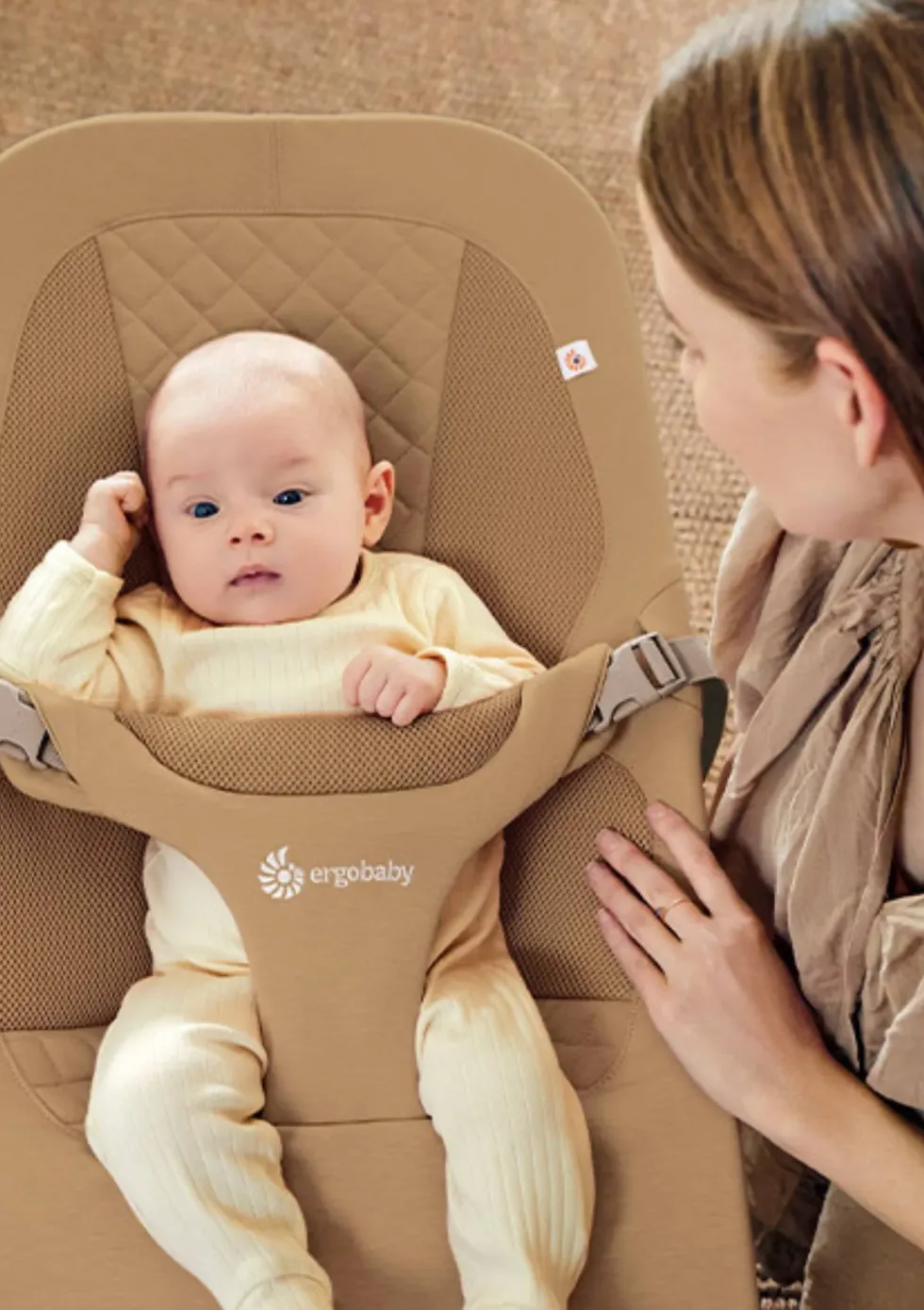 3-in-1 Babywippe 'Evolve' Knit Camel