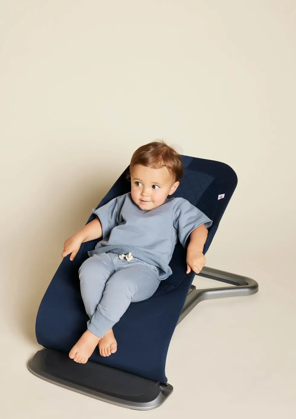 3-in-1 Babywippe 'Evolve' Knit midnight blue