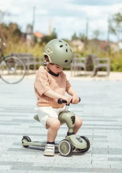 2in1 Kickboard 'Highway Kick 1' olive