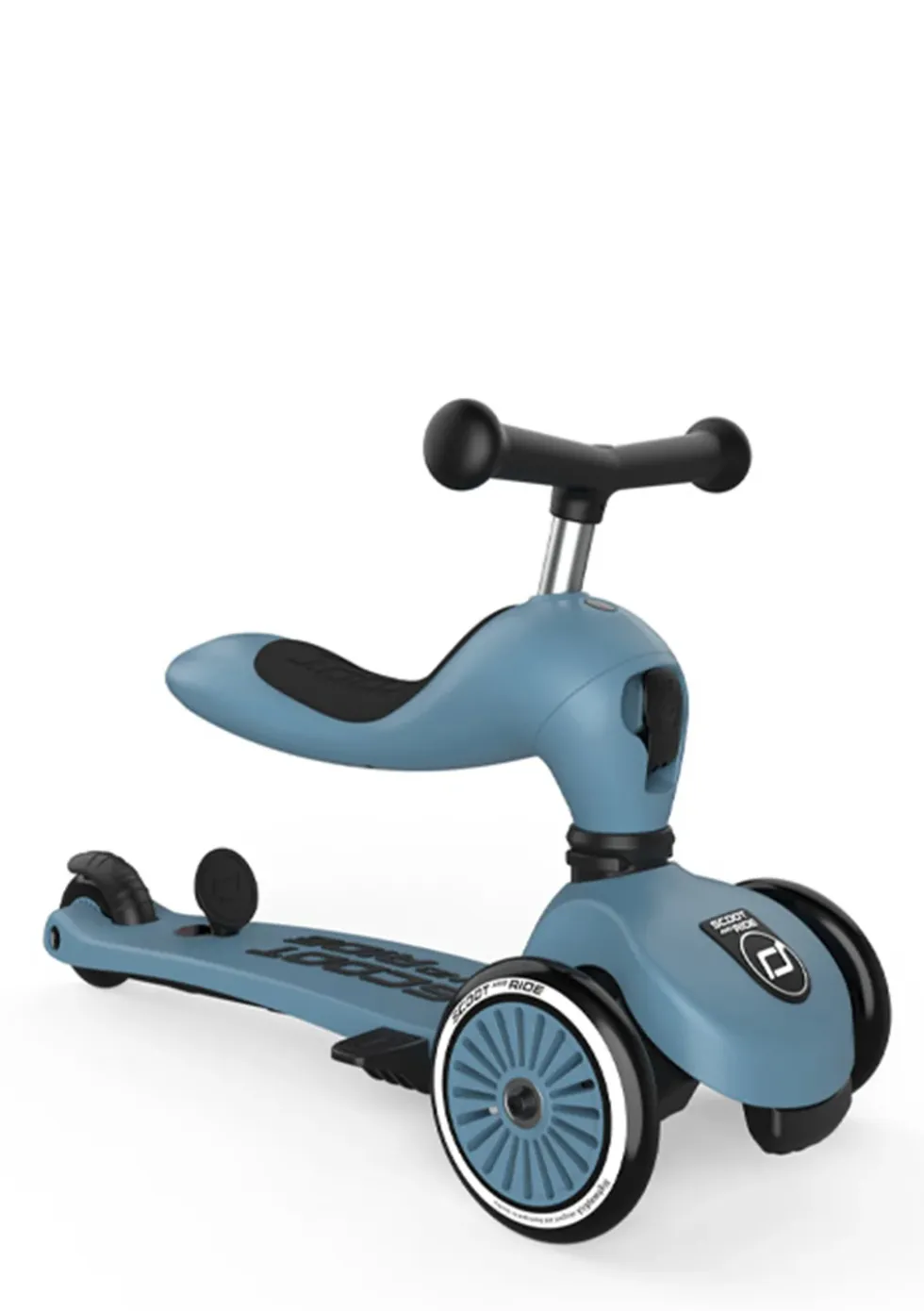 2in1 Kickboard 'Highwaykick 1 Push & Go' steel